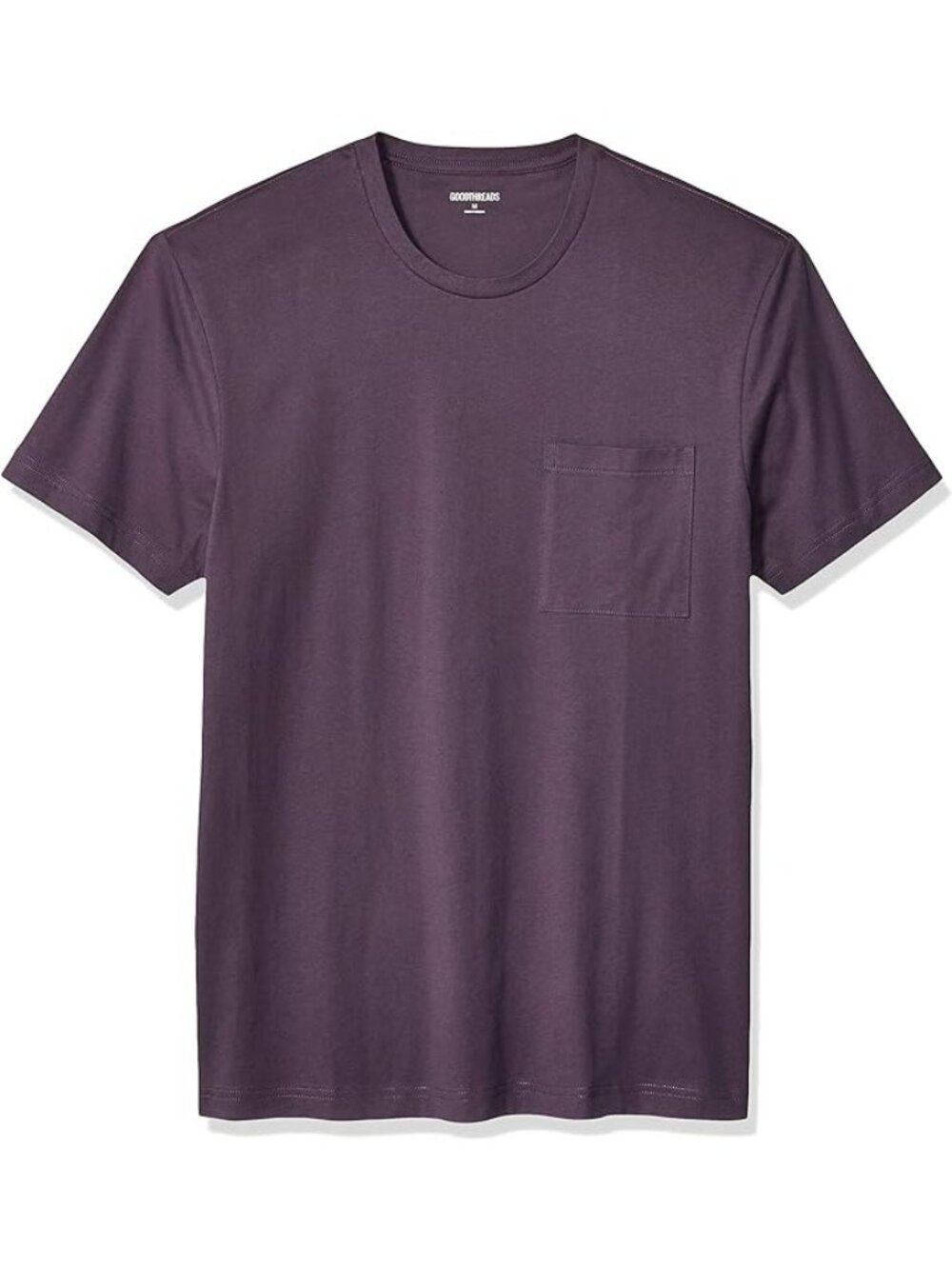 Goodthreads Men’s Slim‑Fit Crewneck T‑Shirt – Deep Purple, Size 3X, 100% Cotton